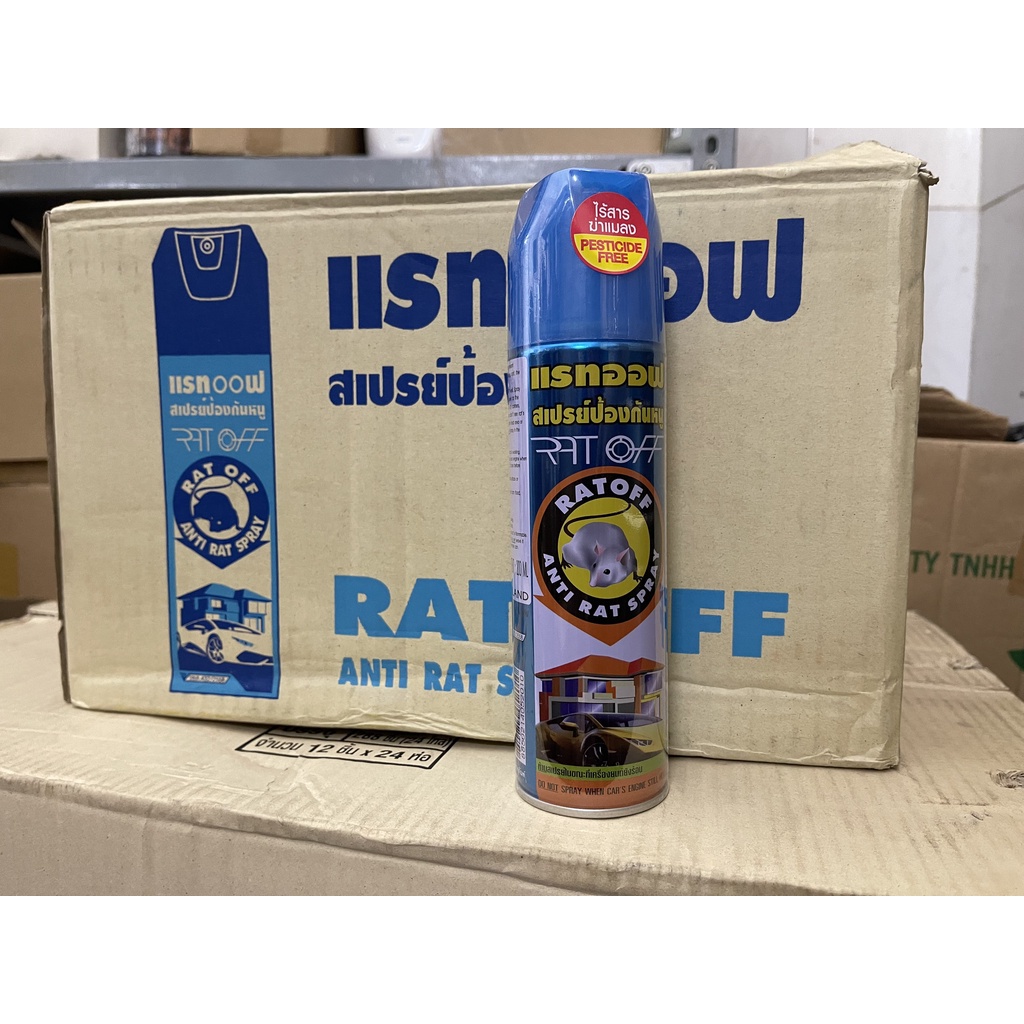 Chai Xịt Đuổi Chuột RAT OFF 200ml - Thái Lan -