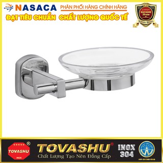 Kệ Xà Bông Kiếng Nắp Ovan Tovashu 304-C2 (Inox 304, Bảo hành 20 năm)