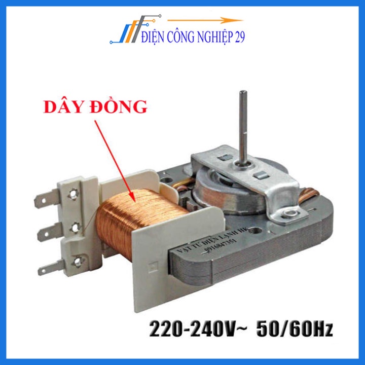 Motor quạt làm mát trong lò vi sóng 2 chân - 3 chân