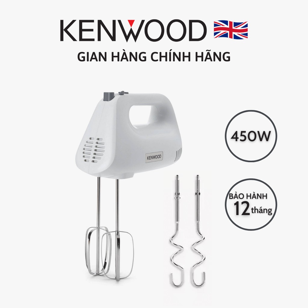 Máy đánh trứng, trộn bột làm bánh Kenwood HMP30.A0WH - Thương hiệu nước Anh - Hàng chính hãng, bảo hành 24 tháng