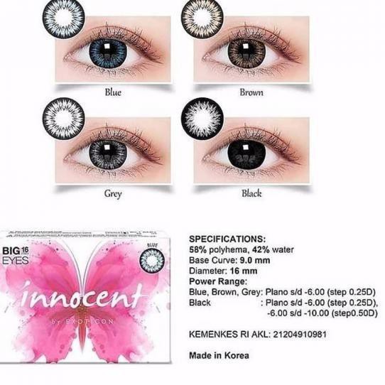 (Hàng Mới Về) Bảng Phấn Mắt Mềm 5.5 X2 Innocent 16.00mm Màu Nâu / Đen / Xám / Xanh Dương (0.)