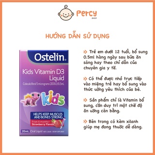 Vitamin D3 Ostelin Kid Liquid Cho Bé 20ml