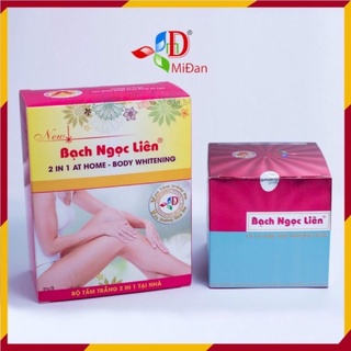 Combo bạch ngọc liên màu xanh + tắm bạch ngọc liên
