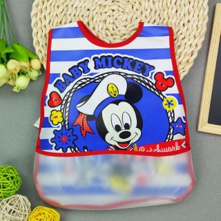 Yếm máng ăn dặm quai dán cho bé