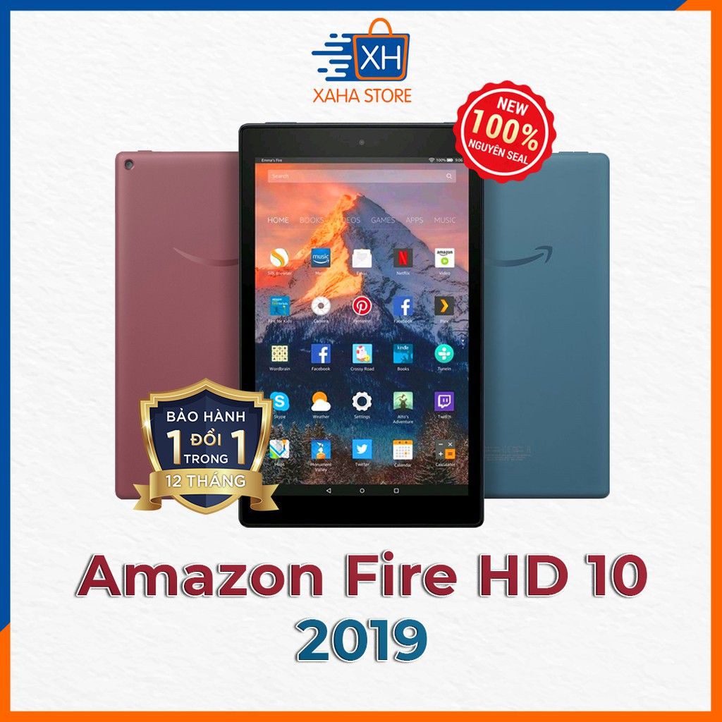  Máy tính bảng Kindle Fire HD 10 - 2019 - 9th generation - dung lượng 64GB - Chính hãng | WebRaoVat - webraovat.net.vn