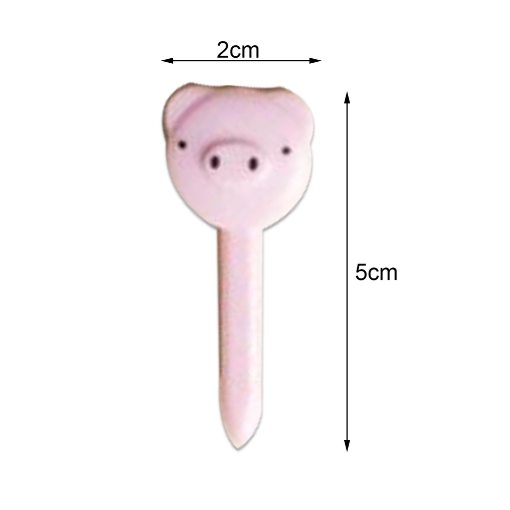Bộ 20 Cây Gắp Trái Cây / Động Vật / Trái Cây Mini Bằng Nhựa Nhiều Hình Dạng Dễ Thương Cho Bé