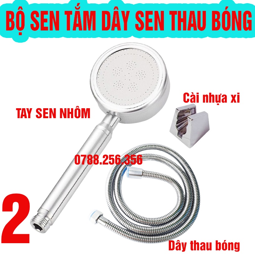 Bộ vòi hoa sen tăng áp - tay sen và dây sen tăng áp SIÊU MẠNH - TĂNG ÁP TỐI ĐA 400% - LỰA CHỌN BỘ SEN TẮM [SALE] BR25