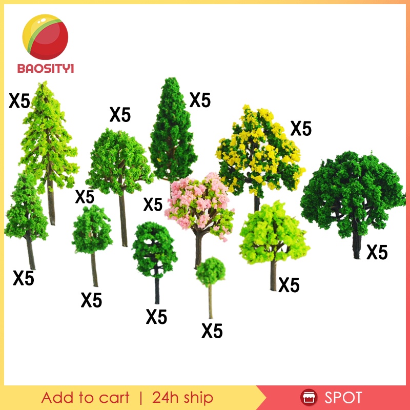 [Baosity1] Mô Hình Cây Nhỏ Trang Trí Bàn Cát Nhân Tạo