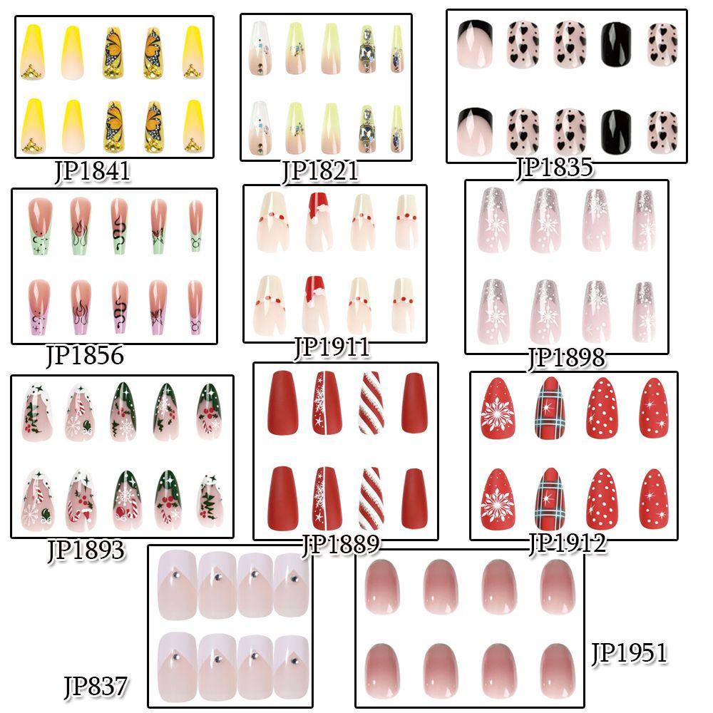 Bộ 24 Móng Tay Giả HS Trang Trí Nghệ Thuật