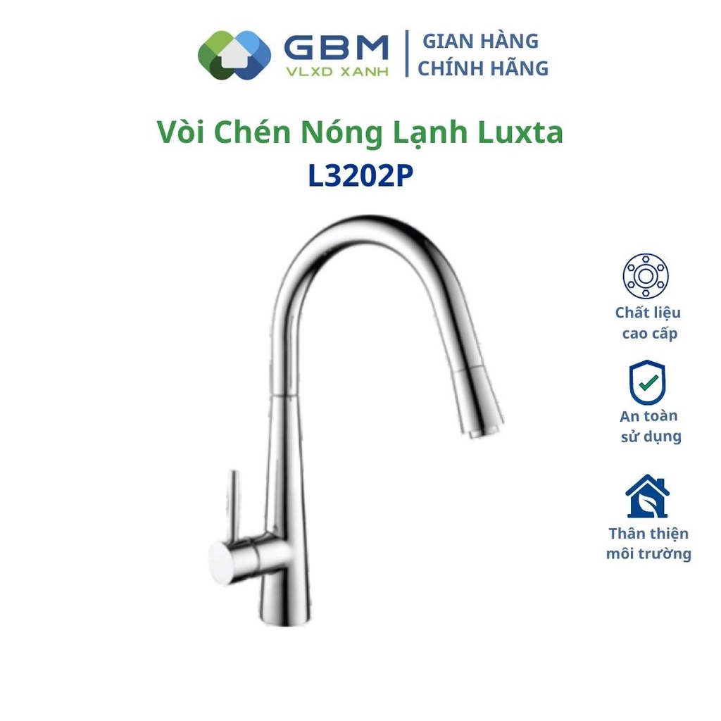 [Mã BMBAU300 giảm 10% đơn 499K] Vòi Chén Nóng Lạnh Luxta L3202P