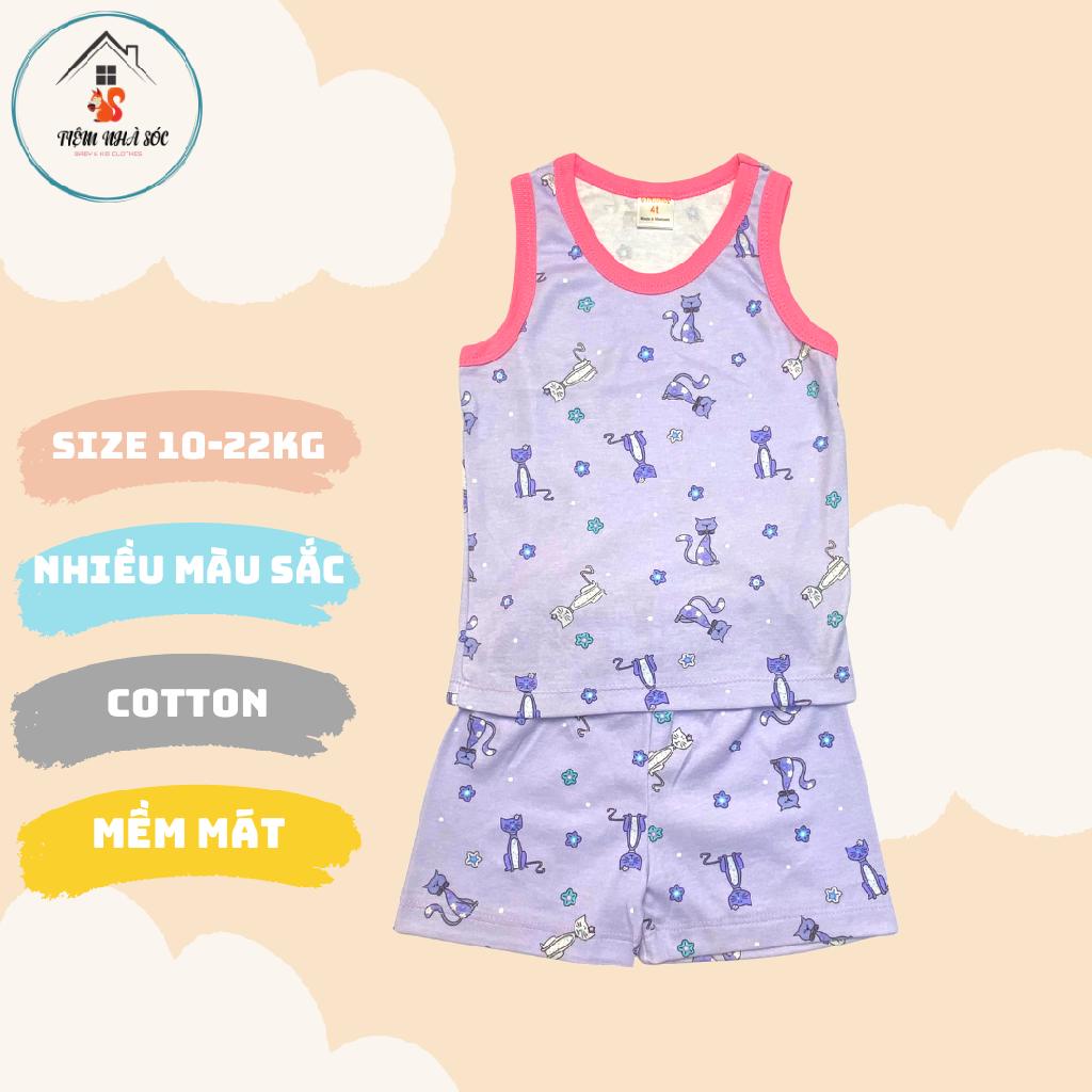 Bộ 3 lỗ bé gái họa tiết dễ thương size 2 - 7 tuổi Tiệm Nhà Sóc