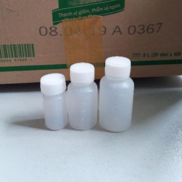 [SIÊU RẺ] [100c] Hũ nhựa 10ml,15ml,30ml chiết mỹ phẩm , phụ kiện du lịch