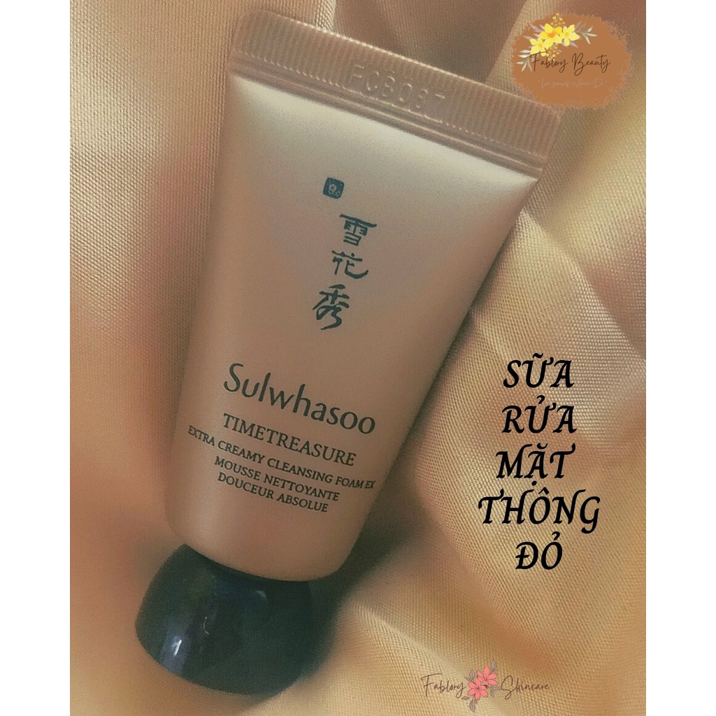 Sữa rửa mặt Sulwhasoo thông đỏ thanh lọc da với lớp bọt mềm, cấp ẩm và dưỡng chất ​​tinh dầu nhựa thông quý giá