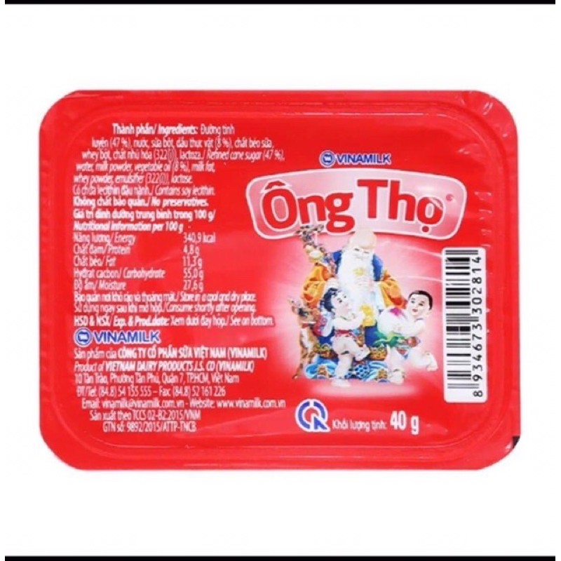 1 hộp sữa đặc đỏ ông Thọ 40g