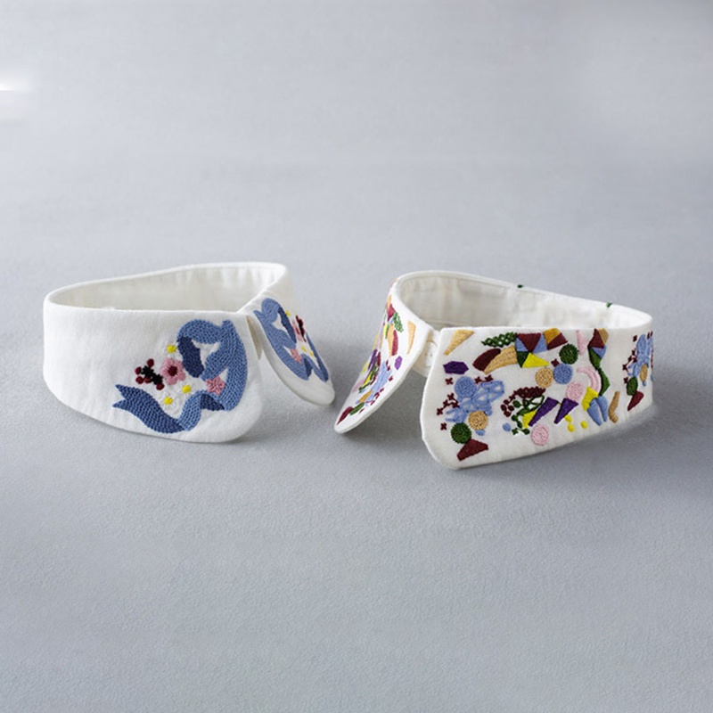 Cổ áo sơ mi giả thêu họa tiết nhiều màu sắc phong cách dân tộc cổ điển dành cho nữ
 | BigBuy360 - bigbuy360.vn