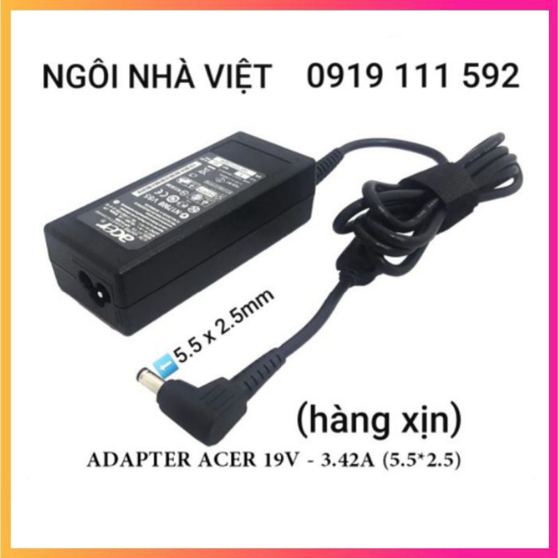 Nguồn/Sạc Laptop (Adapter) 19V - 4.7A & 19V - 3.42A hàng xịn ACER nhập khẩu chính hãng