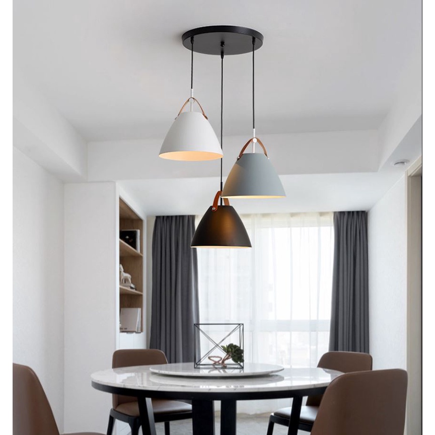 Bộ đèn thả trang trí vintage MONSKY HOLA đèn dây đan Tặng kèm bóng led EDISON cao cấp