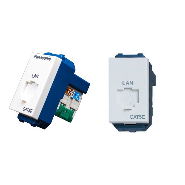 Ổ cắm điện mạng thoại tivi thiết bị điện Panasonic Wide Hàng chính hãng Cao Cấp