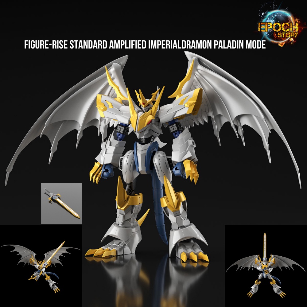 Mô hình lắp ráp Figure-rise Standard Amplified IMPERIALDRAMON PALADIN MODE Bandai