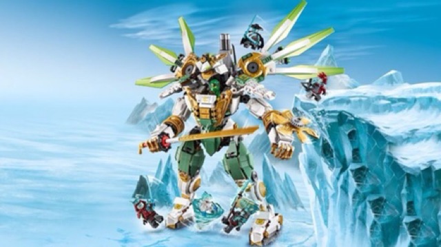 [CÓ HÀNG] Lego 70676 Lloyd’s Titan Mech Robot khổng lồ của ninja xanh lá Lloyd trong Ninjago chính hãng (như hình).