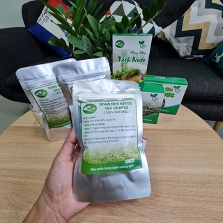 Rong nho tach nước KSUDO Túi 100gr nhai giòn sần sật