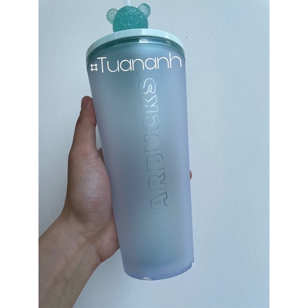 Ly Starbucks Translucent Mint 591ml - Coldcup 20oz