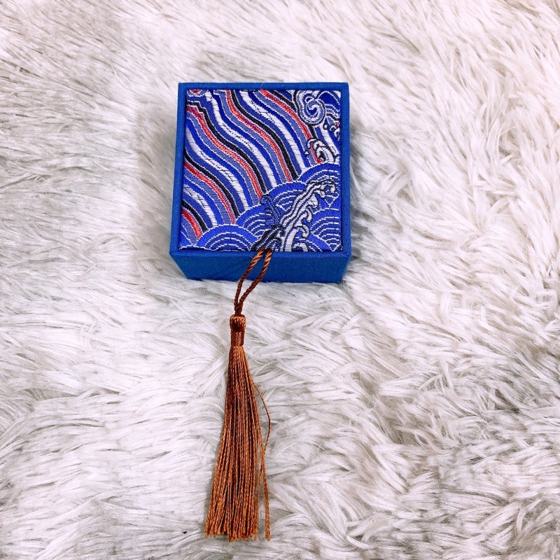 Hộp gấm xanh thêu❤️loại 1❤️ rẻ nhất sẵn sll | BigBuy360 - bigbuy360.vn