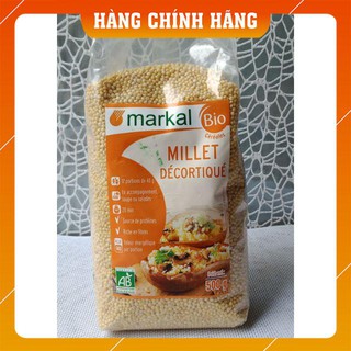 [XẢ KHO]Hạt Kê Hữu Cơ Đã Bóc Vỏ Markal Organic Millet, 500g
