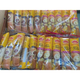 (ưu đãi khách từ thiện)combo 5 bánh mì kinh đô,bánh mì tươi,bánh mì ngọt,bánh mì ổ dài đủ vị nhân bơ sữa ,socola, môn