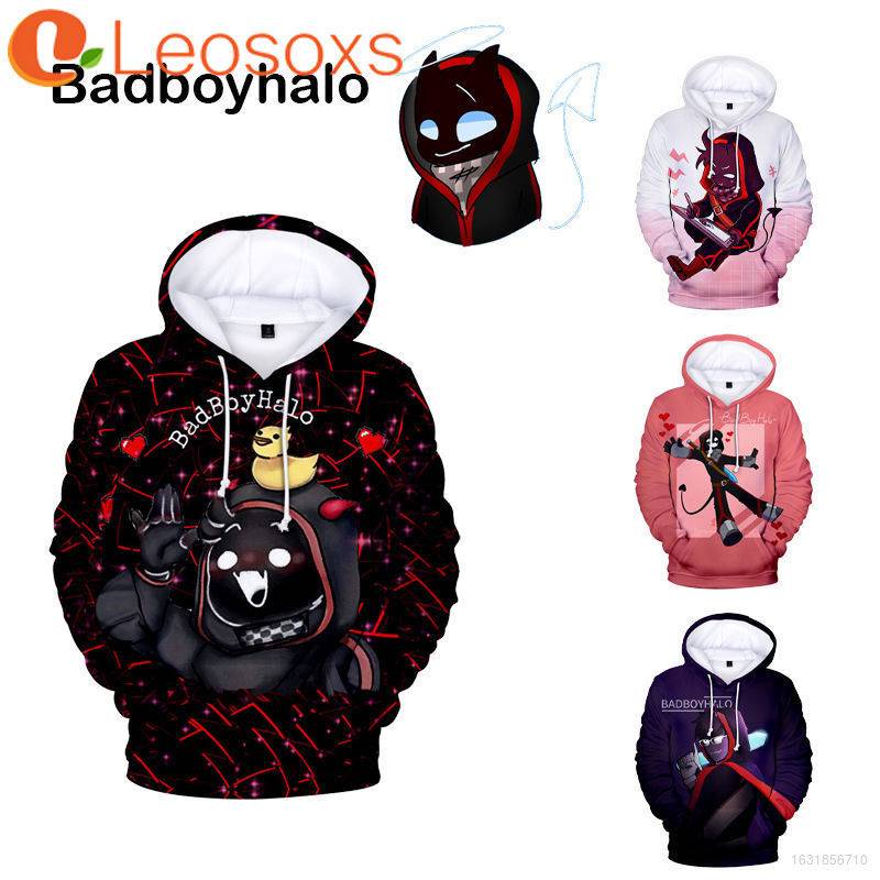 Xs-4xl Áo Hoodie Thể Thao Tay Dài In Hình Minecraft Dream SMP Dreamwan Badboyhalo Cho Nam Và Nữ