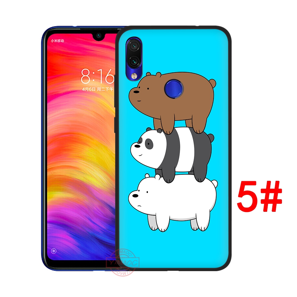 Ốp điện thoại họa tiết hoạt hình We Bare Bears cho Redmi Note 5A Prime 5 Pro 6 Pro 7 Pro 4X 6A S2