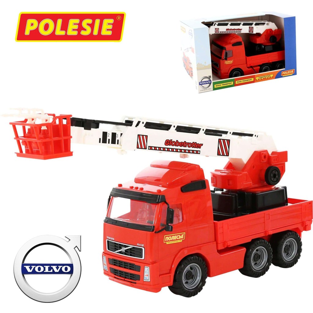 Xe Cứu Hỏa Đồ Chơi Volvo PT35 Polesie 58379 Kích Thích Trí Tưởng Tượng, An Toàn, Thông Minh