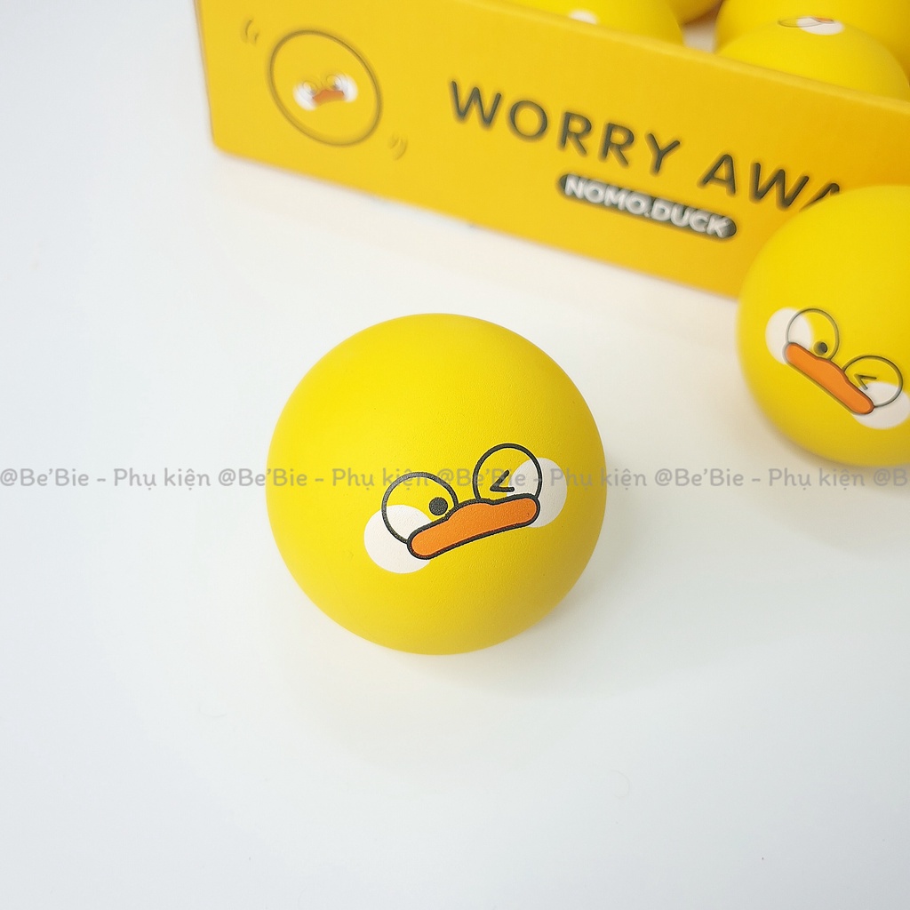 Bóng tennis hình vịt vàng xinh xinh xả stress Nomo Duck BeBie - BP547