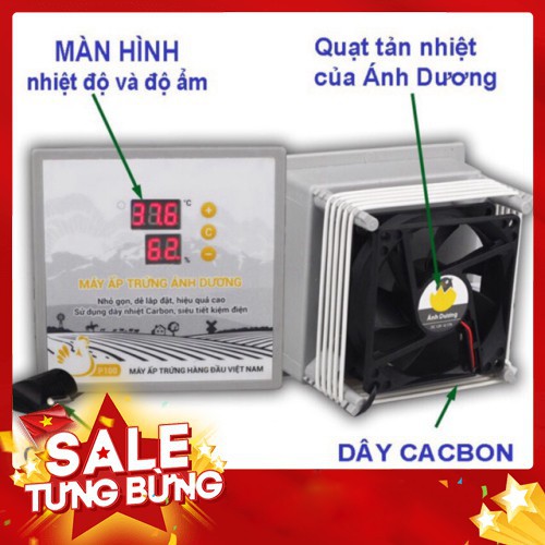 Máy Ấp Trứng Gà -máy ấp trứng vịt- tặng gói úm cao cấp