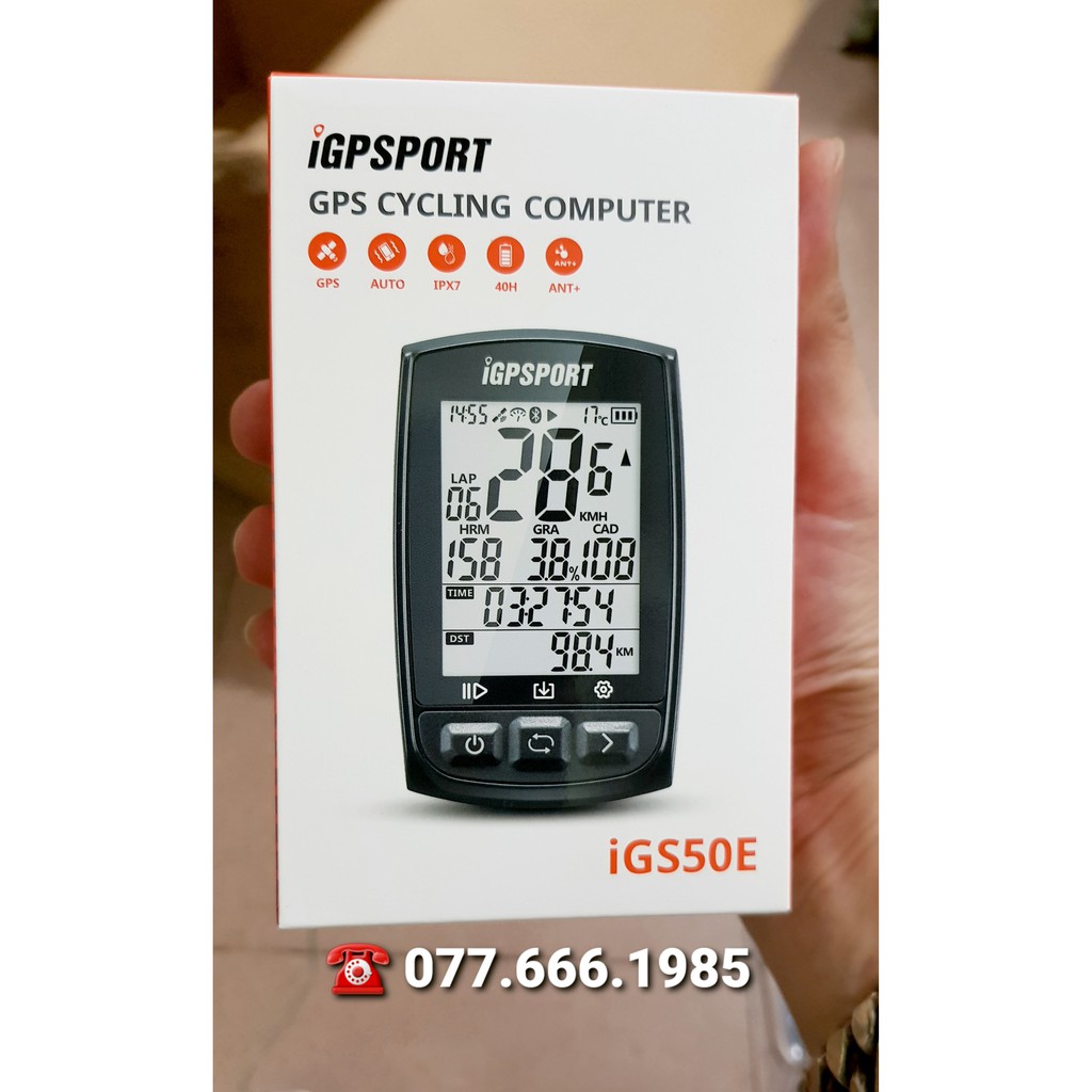 ĐỒNG HỒ VỆ TINH iGS50E (Tặng giá đỡ)