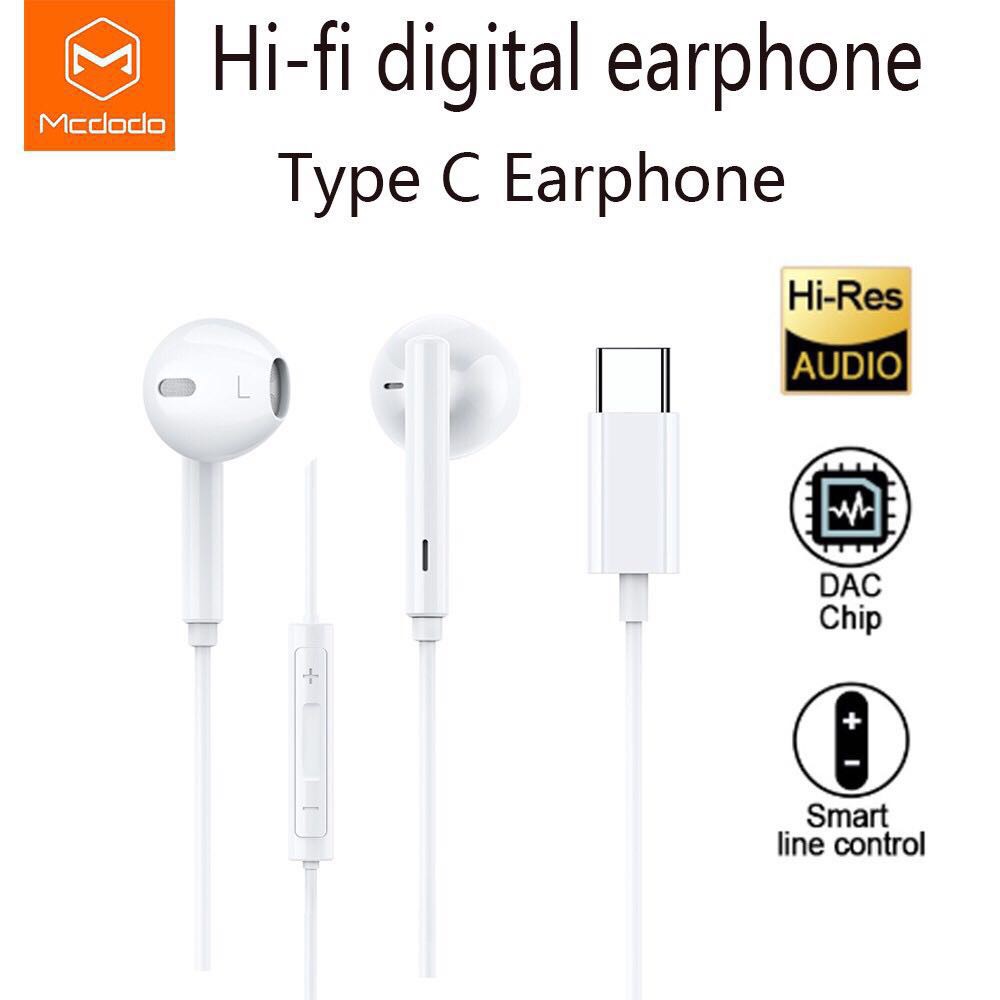 Mcdodo Type C HD stereo digital audio earphone