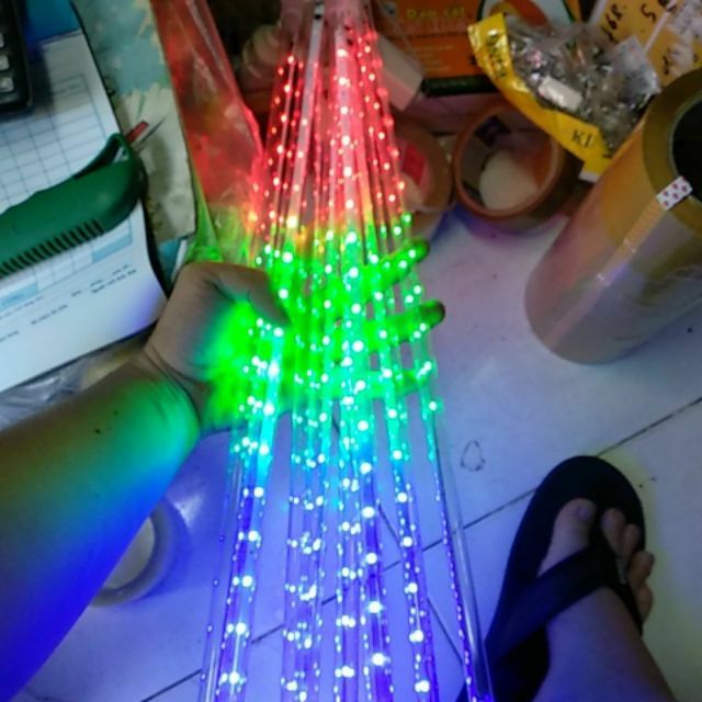 Đèn Led Sao Băng - Giọt Nước 1 dây 8 thanh nửa mét ( 50cm ) Đủ Màu
