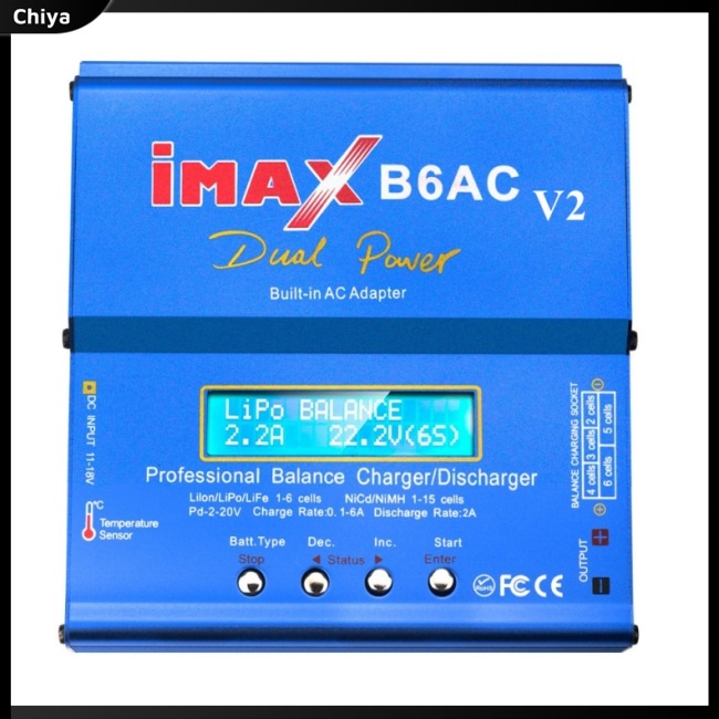 Bộ Sạc Pin Máy Bay Điều Khiển Từ Xa Cho IMAX B6AC B6 V2