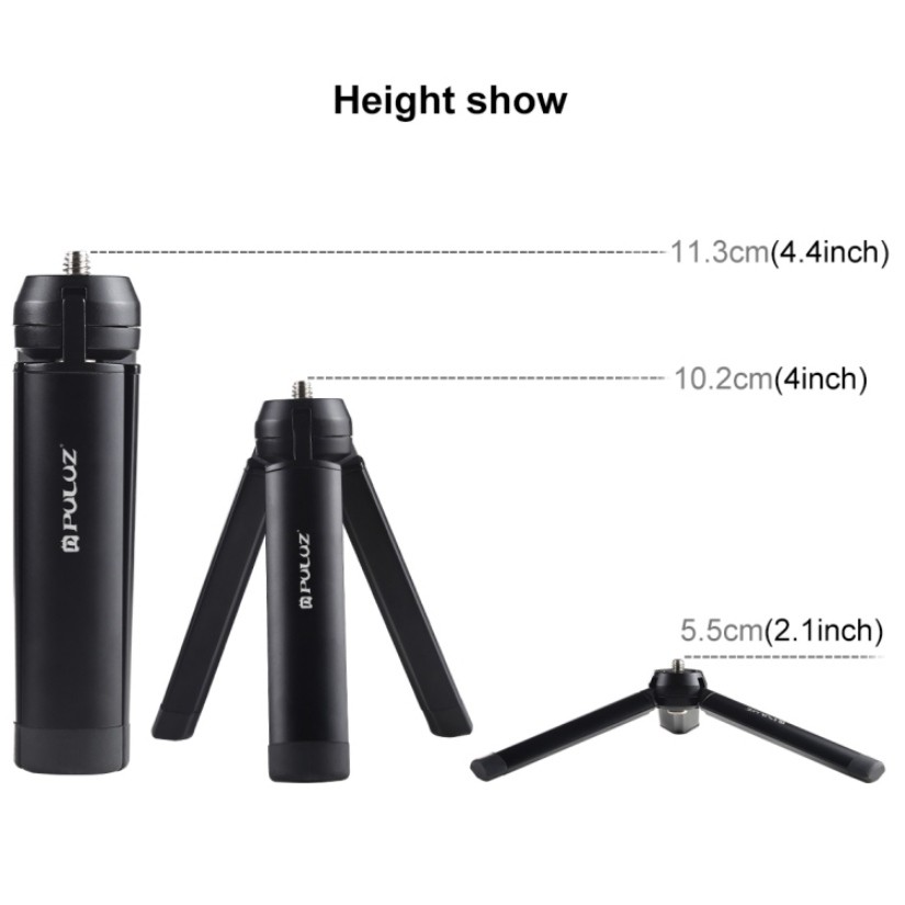 Chân máy ảnh Tripod hợp kim mini PULUZ