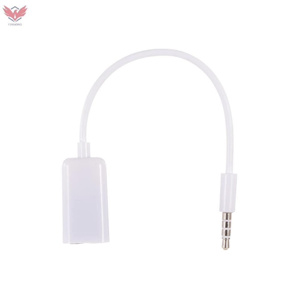 Dây Cáp Chuyển Đổi Âm Thanh Từ Giắc Cắm 3.5mm Sang 2 Lỗ Cắm 1 Đầu Cắm