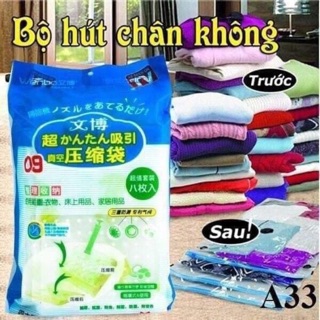 Bộ 8 túi hút chân không 🎀freeship đơn hàng từ 50k🎀 giảm giá 10k khi nhập