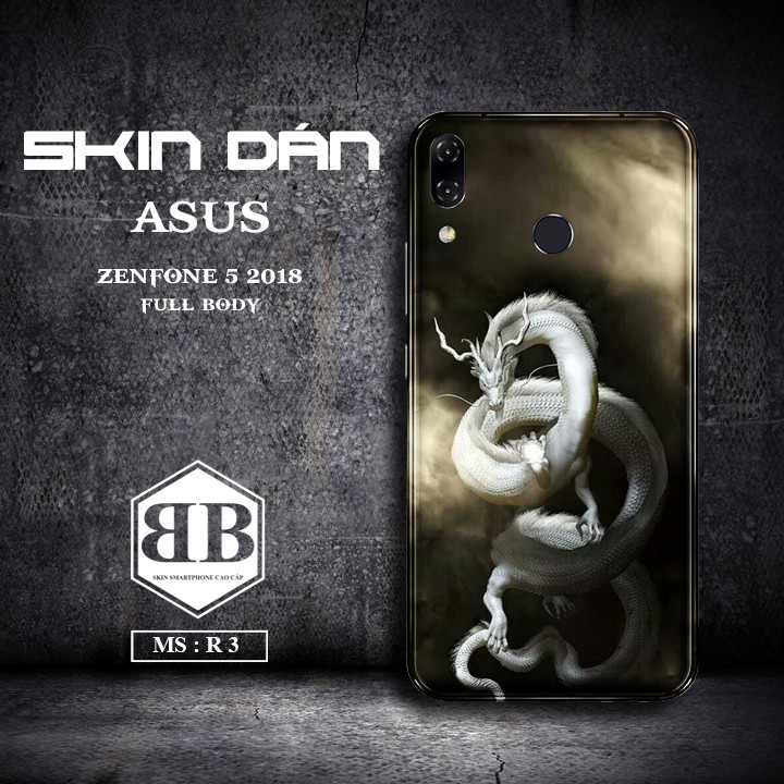 Bộ Skin Dán Asus Zenfone 5 2018 dùng thay ốp lưng điện thoại đầy nam tính