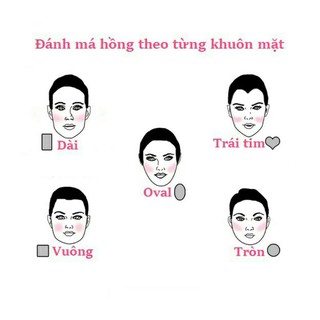 Phấn má hồng bắt sáng Lirenmeng