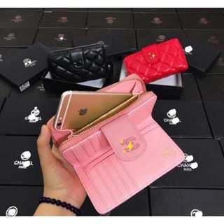 [HOT DEAL] Ví nữ trần ô 17cm siêu đẹp fullbox