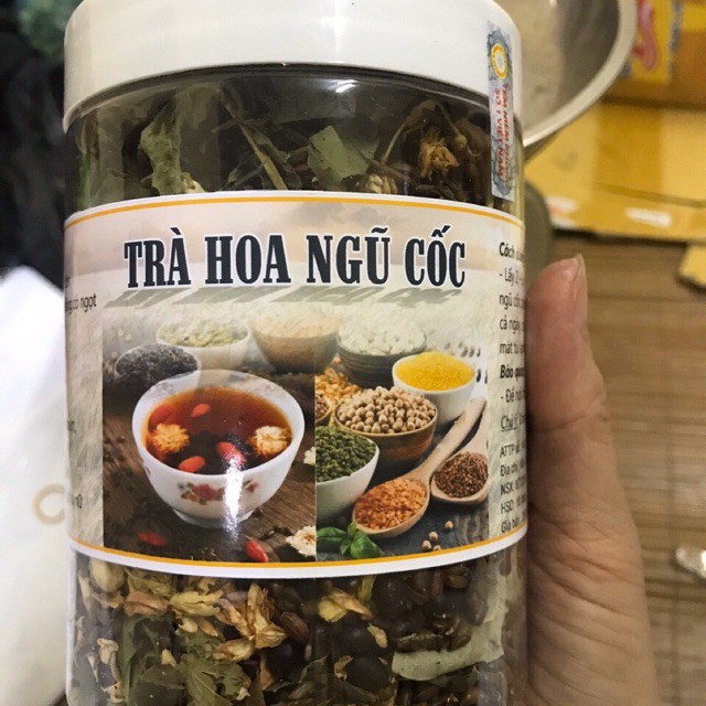 1 hộp 500g Trà hoa ngũ cốc loại ngon hàng tốt giá rẻ