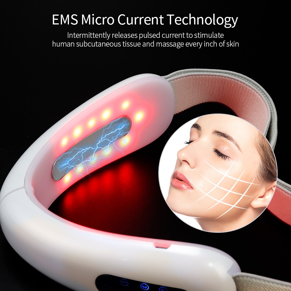 Máy mát xa SUOLAER tạo cằm chữ V nâng cơ mặt có đèn LED cao cấp tiện lợi
