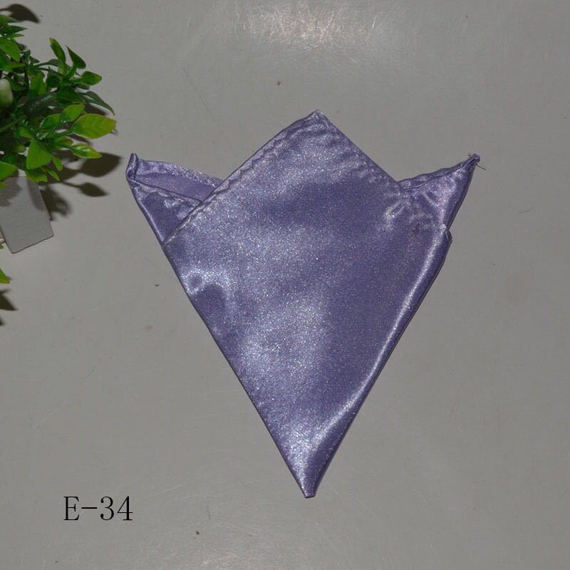 Khăn Tay Bỏ Túi Hình Vuông Bằng Satin 38 Màu Sắc Lựa Chọn