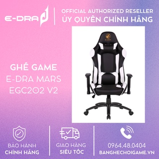 Ghế gaming E-Dra Mars EGC202 V2 (Đen/ Đỏ/Trắng) - Hàng chính hãng