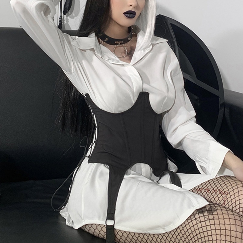 Áo Corset Màu Sắc Trơn Phong Cách Vintage Thời Trang Mùa Hè Cho Nữ | BigBuy360 - bigbuy360.vn