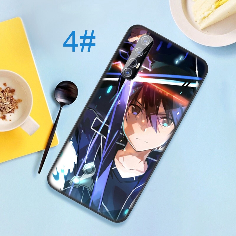 Ốp Lưng Mềm In Hình Sword Art Online Cho Oppo Realme 2 A5 3 5 Q Pro X Xt X2 X50 K5 Md72